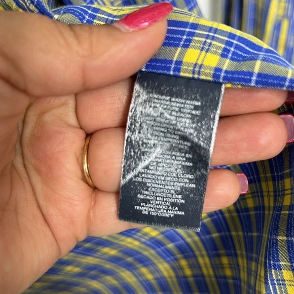 Robert Graham 100% Cotton Plaid Long Sleeve Button Down Shirt Size Extra Large - Picture 11 of 14